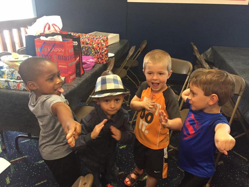 Buddy's birthday friends