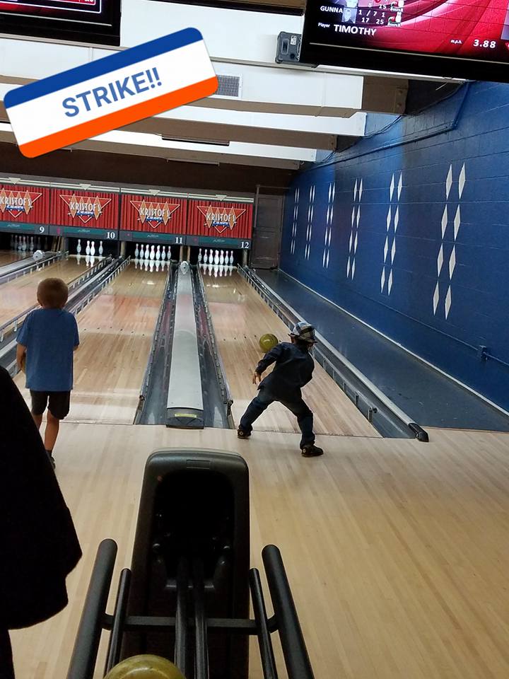 He even got a strike