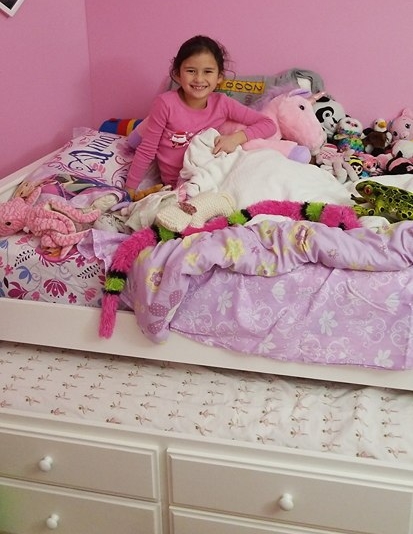 Timyra in her own room