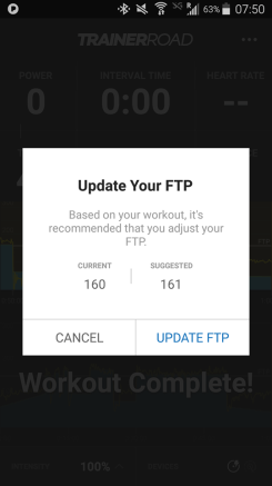 increase of FTP
