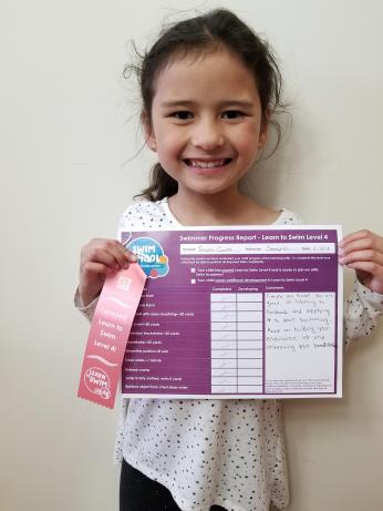 Timyra passing swimming